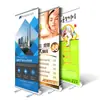 Soporte de exhibición tipo banner enrollable, tablero de publicidad de reclutamiento, soporte de exhibición, póster de pie para suelo, diseño de impresión y producción de tableros de exhibición