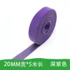 Abraçadeira de cabo autoadesiva colorida de poliéster com velcro integrado, frente e verso, para organizar e prender cabos