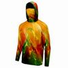 Moletom com Capuz Spelispos para Pesca Masculino Verão Novo Proteção Solar Respirável Manga Longa Camiseta com Capuz Pesca