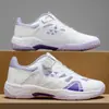 Zapatos de Bádminton Transpirables Xunmeng para Adultos, Zapatos para Mujer con Hebilla Giratoria, Zapatos de Tenis Voleibol, Zapatos de Ping Pong Sin Cordones