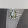 Accesorios de aleación de diamante barroco serie negro oscuro industria pesada retro pasador accesorios para el cabello zapatos con agujero flor material DIY