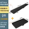 Alfombrilla escurridora extendida de bordes estrechos para fregaderos de cocina, con diseño inclinado para el drenaje del agua, a prueba de salpicaduras y material de silicona para el almacenamiento