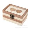 Caja Pequeña de Madera Personalizada con Tapa abatible y Espejo, para Niños y Niñas, Papelería y Joyería de Madera, Caja de Flores Exquisita de Madera