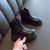 Botas para Niña Botas tipo Martin para Niño 2026 Otoño/Invierno Nuevas Elegantes de Caña Baja Botas de Algodón de Princesa Botas Cortas con Forro de Terciopelo para Niño