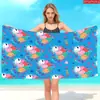 Toalla de Playa Serie Cerdo Peppa Linda Transfronteriza Microfibra Toalla de Baño Estampada Toalla para Fiesta en la Playa al Aire Libre de Verano
