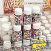 Set de Cajas de Almacenamiento Especiales para Manualidades con Cuentas, Cuentas de 54 Colores, Botellas Transparentes de Gran Capacidad para Herramientas, Mayoreo