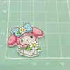 Hoja Acrílica Hada de las Flores Sanrio Pompompurin Clip para el Cabello DIY Accesorios para el Cabello Pegatinas Imanes para Refrigerador Broche Joyería Accesorios