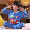 Pijamas para niños del sudeste asiático, ropa de casa de manga larga, fina, de dibujos animados, para primavera y otoño