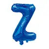 Versão Americana Tamanho Slim Letras Maiúsculas do Alfabeto Inglês Decorativas Az Balão de Folha de Alumínio Decorativo de Letra Az 16 polegadas Aniversário