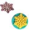 Natal Flocos de Neve Flip Cake Molde de silicone Assar Molde de chocolate Handmade Dripping Glue Flocos de neve Acessórios Molde decorativo