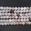Atacado do fabricante contas soltas de pedra natural para pulseiras, joias, produtos semiacabados DIY 6/8/10mm, acessórios de contas espaçadoras
