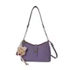 Bolsa Sela Versátil da Moda Corrente Ombro Único Bolsa de Axila Textura de Alto Padrão Fecho de Bloqueio de Nicho Bolsa Quadrada Pequena Bolsa Transversal Pequena