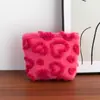 Nueva Bolsa para Auriculares de Peluche Dulce Estilo Ins, Bolsa de Cosméticos Linda, Billetera Portátil para Monedas de Viaje, Bolsa de Corazón