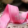 Fita de Cetim Dupla Face Oca Buquê de Bolo Materiais Embalagem Fita Colorida Acessórios de Cabelo Acessórios de Laço DIY Fita de Algodão