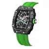 Reloj Popular Transfronterizo, Correa de Nailon Ultra Delgada en Forma de Barril, Reloj de Hombre de Moda, Reloj de Cuarzo, Reloj de Hombre Nuevo