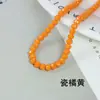 Kit de Materiales para Pulseras DIY Hechas a Mano con Cuentas 8mm Cristal de Vidrio Cuentas Planas Cuentas para Puerta Cortina Divisoria Cuentas Sueltas Semiacabadas