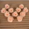 Flor de simulación flor rosa flor rosa decoración de pared de flores ramo de flores artificiales flor de sombrero materiales de producción DIY escena de boda