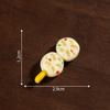 Micro-paisaje simulación barbacoa brocheta comida fragante juego decoración diy pegatinas para refrigerador accesorios de cuerda para pasador mini adornos pequeños