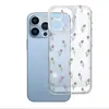 Funda de teléfono con estampado de tulipán de pantalla completa modelo de comercio exterior para iPhone 14/15/16/17 Pro Max, funda suave de TPU de cobertura completa al por mayor