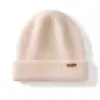 Gorro cálido de cachemir para otoño e invierno, gorro de punto de cachemir unisex, diseño que estiliza el rostro, adecuado para parejas, gorro para clima frío