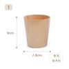Taza de Té de Madera de Azufaifo Estilo Japonés Barra Taza de Vino Estilo Barril Creativo Madera Maciza Hogar Oficina Taza para Café Té con Leche