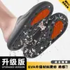 Pantuflas de Baño Antideslizantes con Drenaje de Agua para Hombre, Uso en Interiores del Hogar, Pantuflas de Eva Ultra Suaves Específicas para Baño, Diseño Hueco para Mujer