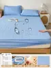 Funda Protectora de Colchón, Acolchada Gruesa de Cobertura Total Impermeable Barrera contra Orina Juego de Sábanas, Modelo Nuevo 2026, Adecuado para Todas las Estaciones