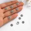 Aleación de Plata Antigua Filigrana Flor Taza Separadores Cuentas Tapas de Flor Tapas de Cuenta Estilo Antiguo DIY Borla Pasador de Pelo Corona de Pelo Accesorios de Joyería