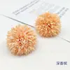 Paisajismo de Celebración de Bodas Flores de Diente de León Simulación Tamaño Pequeño Flores Decorativas Bolas Pequeñas Cabezas de Crisantemo Paquete de Materiales DIY Flores para Sombrero