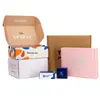Caja de embalaje pequeña blanca, caja de color con impresión personalizada, caja de cartón corrugado blanco, caja de embalaje pequeña para productos electrónicos