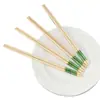 Palillos Desechables Comerciales al por Mayor Xinzhilin Juego de Mármol Palillos de Bambú Florales Cadena de Catering Compra Entorno de Gama Alta Ecológico