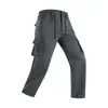Pantalones de Trabajo de Estilo Japonés con Múltiples Bolsillos para Hombre, Pierna Recta Holgada, Pierna Ancha, Estilo High Street, Casual, Largos