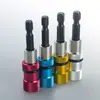 Adaptador de Broca de 1/4" Transfronterizo Caña Hexagonal de 6.35mm Adaptador de Broca Magnética para Destornillador 65mm Rápido H
