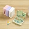 Caja de Pastillas a Prueba de Humedad de Comercio Exterior con 9 Compartimentos Medicina Medicina Medicina Caja de Medicina Sellada Caja de Pastillas Portátil de 7 Días Fabricante Stock Disponible