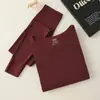 Nuevo Conjunto de Ropa Interior Térmica Adelgazante Sin Costuras de Modal 2026 para Mujer, Ropa Interior Delgada Cálida, Capa Base para Embellecer la Piel