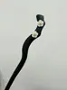 Estilo Nacional Madeira Elegante Grampo de Cabelo Estilo Antigo Grampo de Cabelo Hanfu Jardim de Osmanthus Gardênia Flor de Ameixa Disco Borboleta Acessório de Cabeça Franja Lateral