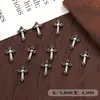 Accesorios de arte para uñas transfronterizos, cruz de estilo oscuro, joyería de aleación retro de moda, nuevas decoraciones metálicas para arte de uñas