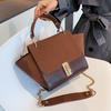 2023 Primavera e Verão Nova Bolsa Pequena Feminina Fosca Europeia e Americana Corrente Bolsa Crossbody Portátil Retro Simples Asas Bolsa Feminina