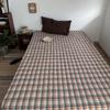 Ins Color Puro Simple Algodón Puro Sábana de Una Pieza Algodón Puro Producto Único Sábanas 1.8 Sábanas Ajustables Protector de Colchón Cubrecama Venta al por Mayor