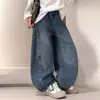 Pantalones para Niños Primavera y Otoño Ropa de Primavera para Niños Jeans Sueltos 2026 Nuevo Estilo Niños Medianos y Grandes Pantalones Casuales para Niños Adolescentes