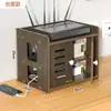 Caja de Almacenamiento para Router WiFi Montada en Pared con Ventilación Hueca para Disipación de Calor Caja para Cableado Débil Decoración Caja de Almacenamiento para Ocultar Cables