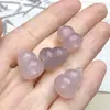 Acessórios de Agata Natural em Forma de Cabaça Oca, Pedras Espaçadoras Coloridas de Calcedônia para Pulseiras DIY, Itens Decorativos Versáteis, Em Estoque para Atacado