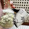 Cadena para Teléfono Móvil de Oro Puro 999 Fortuna de Pino Colgante de Bolsillo Gato de la Fortuna Llavero Colgante para Coche Regalo