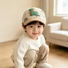 Gorro para bebé niño para primavera y otoño, dinosaurio lindo, súper adorable, gorra de béisbol con visera para niñas de otoño e invierno, gorra de pico personalizada para niños
