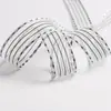 Twill Coreano Punto de Salto Rayado Correa de Nieve diy Accesorios para el Cabello Hechos a Mano Ropa Sombrero de Copa ramo Empaque Cinta de Poliéster