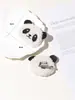 Pin de panda de peluche de dibujos animados súper lindo, pasador de pelo, broche de doble uso, accesorio versátil para ropa y bolsos