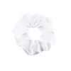 Scrunchies lisos de cor sólida europeus e americanos, acessórios de cabelo de tecido de cetim, atacado
