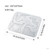 Bolsa colgante de molde de epoxi de cristal DIY broche para ropa molde de silicona de gatito en stock en stock