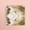 Bufanda de Seda Cuadrada Pequeña Nueva con Logotipo Personalizado de Fabricante, Imagen, Texto, Bufanda de Seda Simple y de Moda, Bufanda Femenina con Imágenes