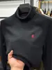 Capa base térmica de cuello alto para hombre, Otoño e Invierno, Engrosada, Cálida, Doble cara de forro polar, Sudadera interior, Doble cuello, Camiseta de manga larga para hombre